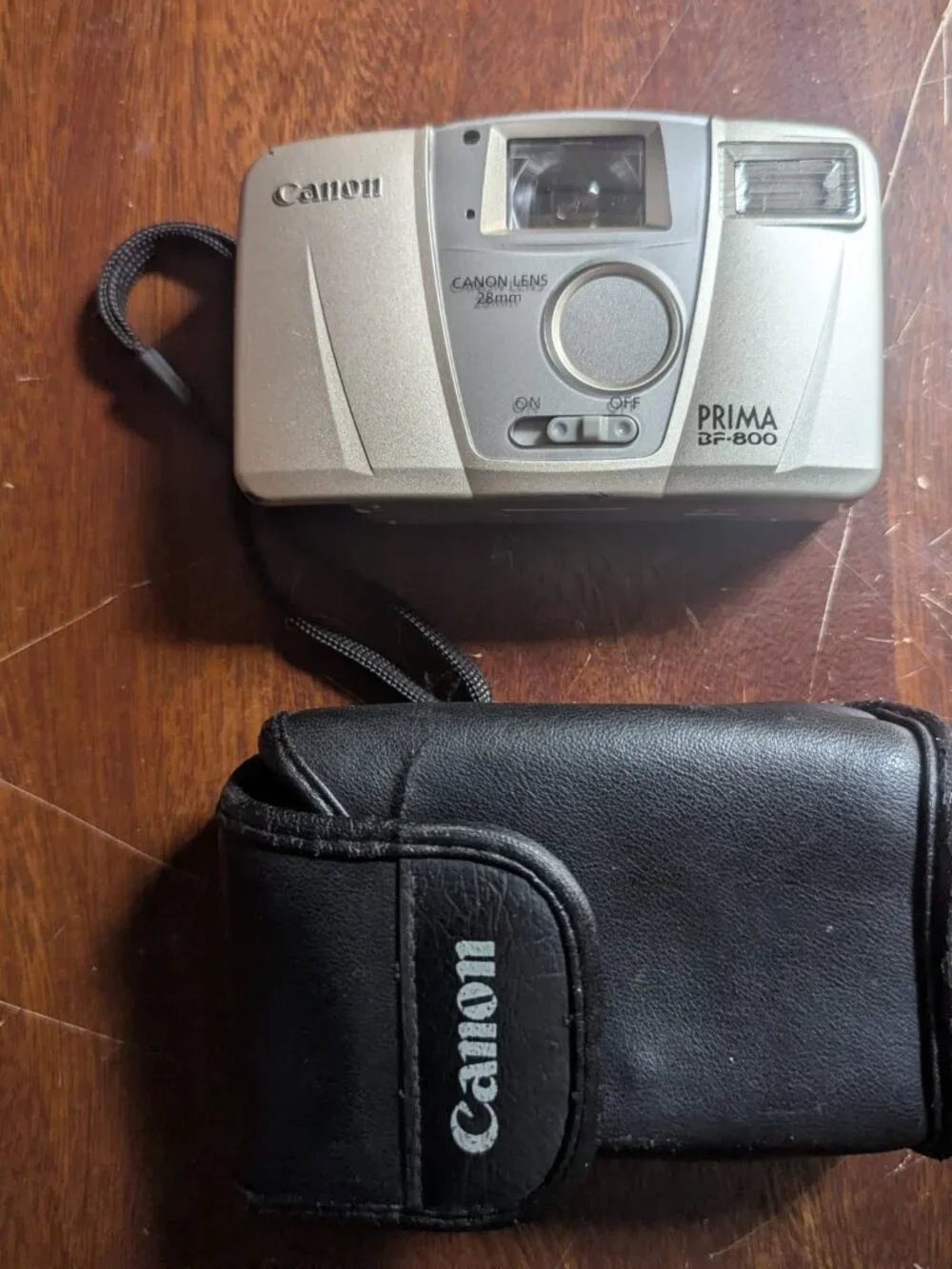 Canon Prima BF-800 35mm Film Camera + Case